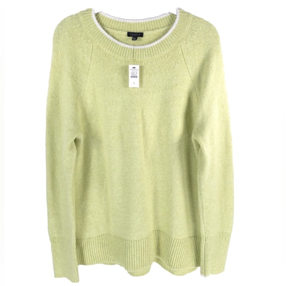Talbots Sweaters - NWT TALBOTS WOOL Blend Knit Rib Crew Neck Pullover Sweater Rib Hem & Cuffs SMALL